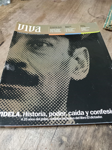 Revista Viva 2001 Videla, Historia, Poder, Caída Y Confesión