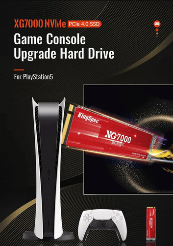 Disco Sólido Ssd Interno Nvme Kingspec Xg7000-1tb 2280 1tb