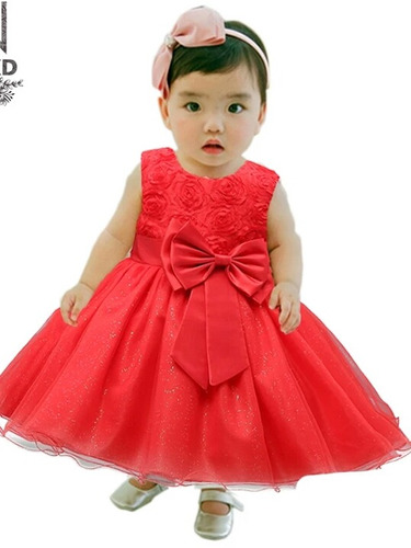 Vestido Bautizo Bebe Niña Pajecita Princesa Rasado