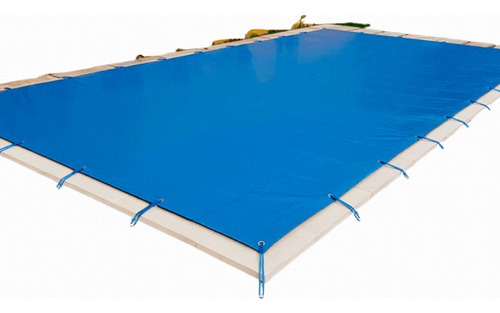 Cubrepiscina Premium - Anti Caídas Niños Y Mascotas Azul Francia 3x7