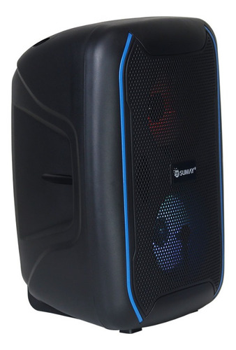 Caixa De Som Bluetooth Sumay 1309 Bivolt 60w Preto