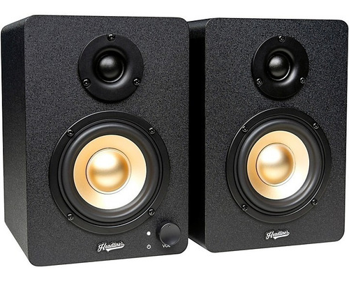 Headliner Hd3 3.5 In. Powered Studio Monitors Pair Black 