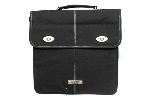 Bolso Newlooxs Arezzo 16 Lt Negro Doble Broche