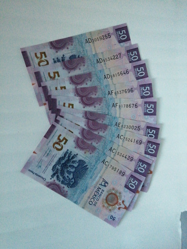 Billetes De 50 Pesos Nuevos 