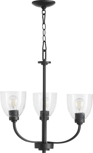 Candelabro 3 Luz 180 Vatio Total Color Negro Texturizado