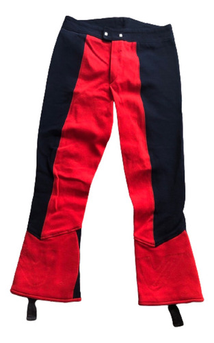 Pantalon De Ski Veleda Azul/ Rojo - Talle M Adultos - Hombre