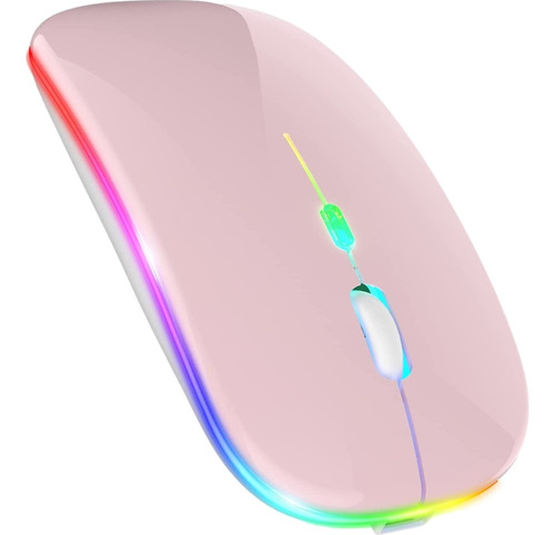 Mouse Bluetooth Recargable Led Rgb Pk - Envío Flex Gratis