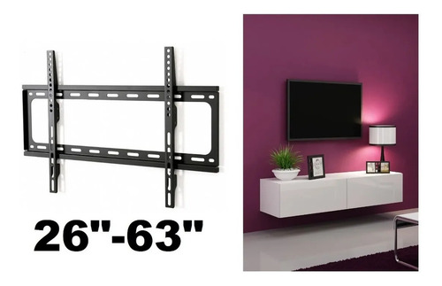 Imagen 5 de 8 de Soporte Tv Pared Fijo 26 32 40 42 43 49 50 55 60 63 Lcd Led®