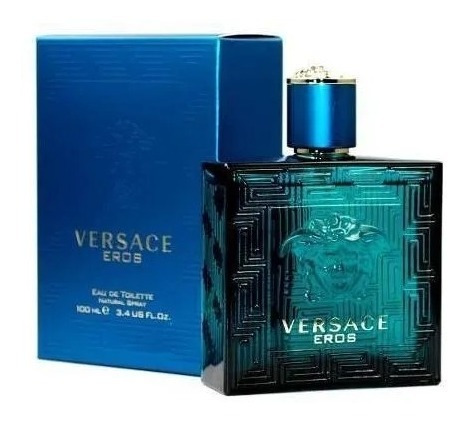 Perfume Eros Para Hombre De Versace Edt 100ml 100% Original