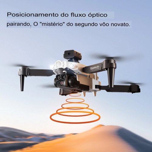 Drone Lu200 - Câmera Tripla Evita Obstáculos 1 Bateria