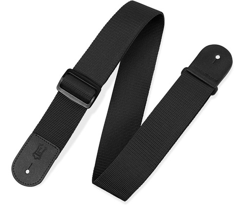 Correa Para Guitarra Strap Levys M8poly Blk Basic 5cm/135cm