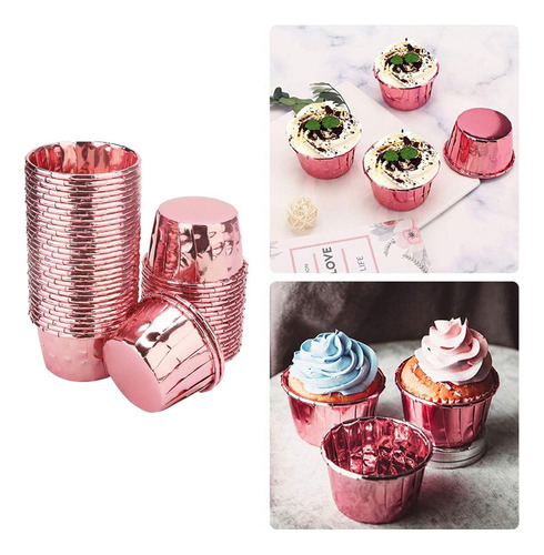 Nuevo 50 Piezas De Para Cupcakes, Caja De Embalaje Para