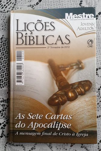 Revista Lições Bíblicas Cpad Capa Dura 2° Trimestre De 2012