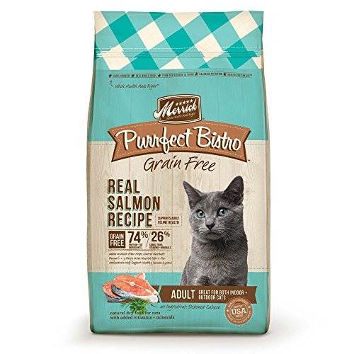 Merrick Purrfect Bistró Grano Libre Seco Comida Para Gatos