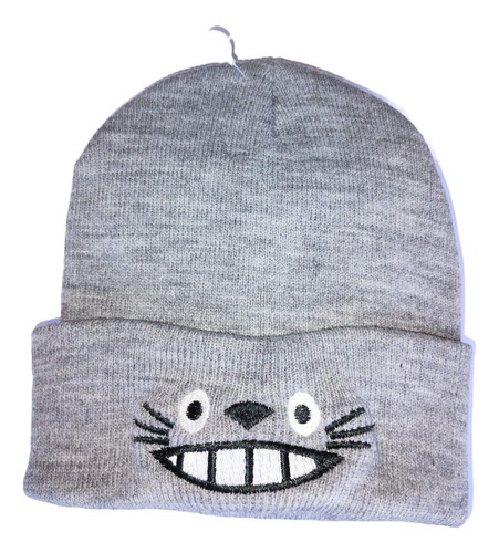 Gorro De Invierno Niño Totoro Logo Bordado