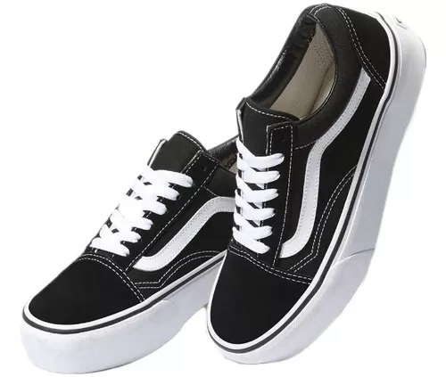 paquete Campo motivo Zapatillas Vans Negras | MercadoLibre 📦