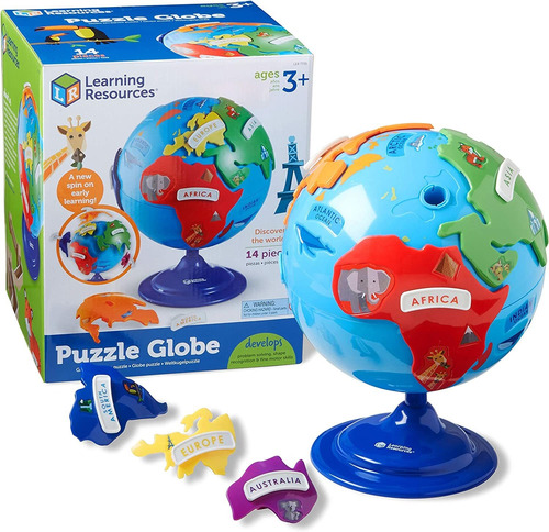 Learning Resources Globe, Puzzle, For Learning