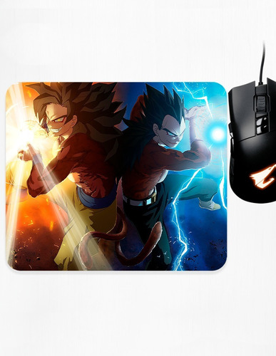 Mouse Pad Xs Goku Vegeta Dragon Ball Gt Art