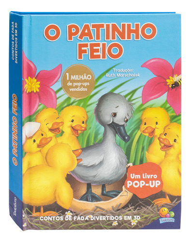 Kit O Patinho Feio Contos De Fada Em 3d + Quebra-cabeças