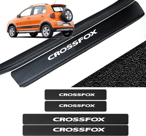 Sticker Protección De Estribos Puertas Volkswagen Crossfox
