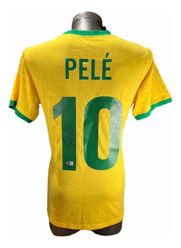 Pelé - Jersey Firmada Dé La Selección De Brasil