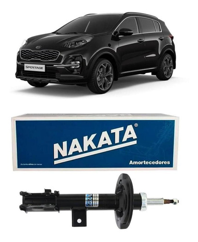 Amortecedor Diant Esquerdo Pressurizador Nakata Kia Sportage