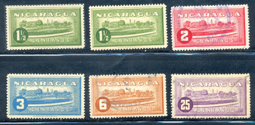 Estampilla De Nicaragua Urbanización 1940