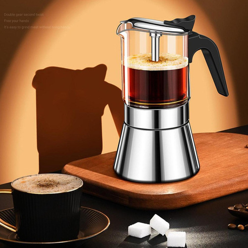 Cafetera Con Mango Ergonómico, Cafetera Doméstica Para