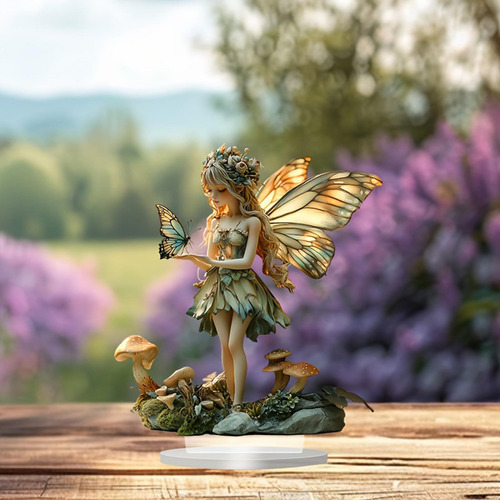 Adorno De Mesa De De Mariposa, Regalo De Exhibición 2d,