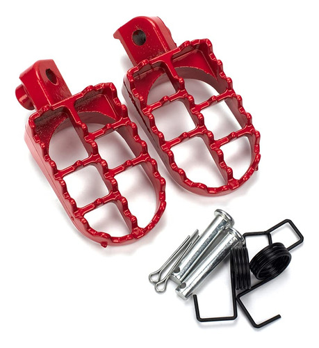 Reposapiés De Moto De Cross Para Xr50r Pw50 Crf70, Color Roj