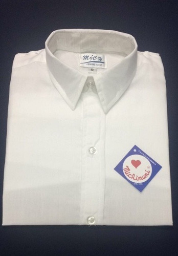 Camisa Colegial Blanca ~ 1ra Calidad T44