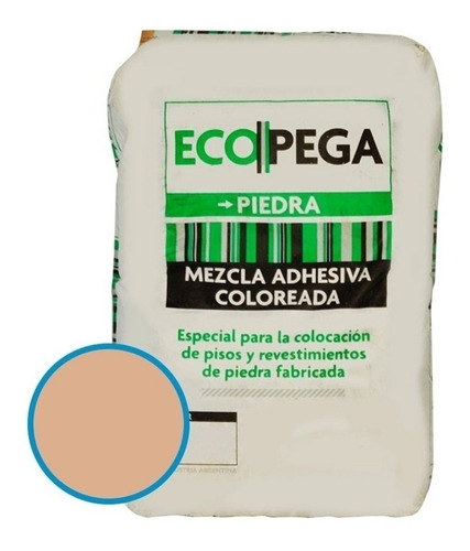 Ecopega Crema P/ Revestimiento Cementicio Bolsa 30k Ecostone