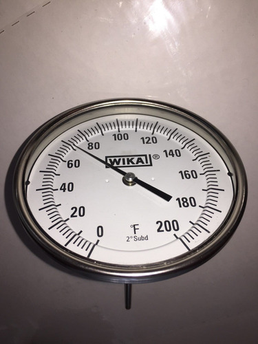 Wika 52040d205g4 Bi-metal Thermometer Adjustable Angle 0 Ddd
