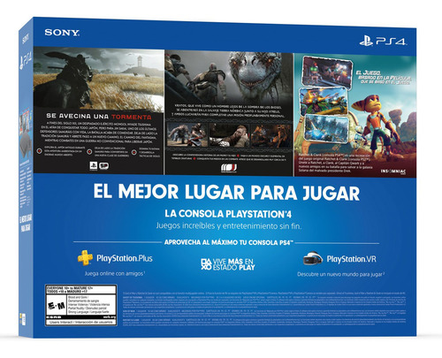 Imagen 8 de 8 de Consola Playstation 4 1tb Ps4 Mega Pack 18 Dualshock 4 Sony