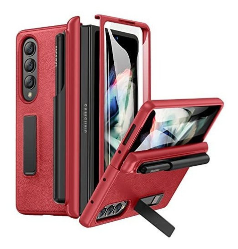 Funda Resistente Cuerpo Completo Samsung Z Fold 4 Rojo