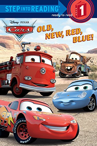 Book : Old, New, Red, Blue (step Into Reading) (cars Movie.