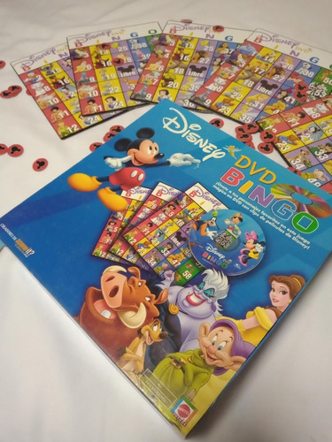 Juego De Mesa Bingo Dvd Disney