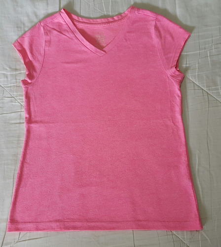 Remera Nena, Fucsia, Algodón, Importada Talle 10 / 12 Años