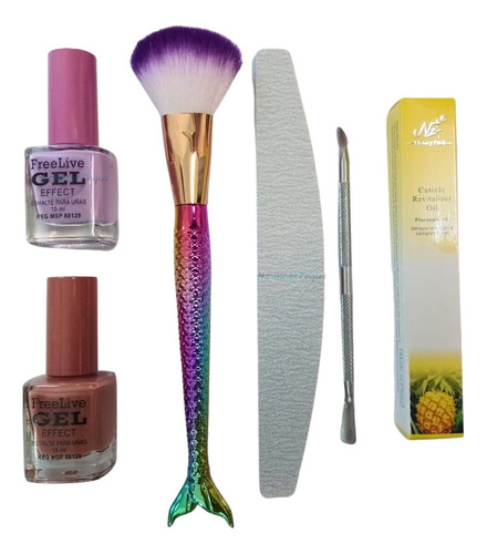 Kit Para Manicura + Esmaltes, Hermoso Toque 