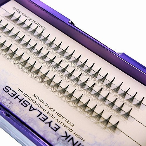 60pcs 10root Thickness 0.07mm C Curl Natural Soft False Eyel