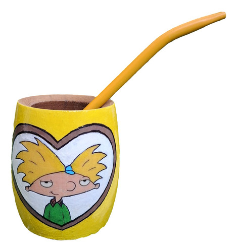 Mate De Algarrobo Personalizado Hey Arnold!