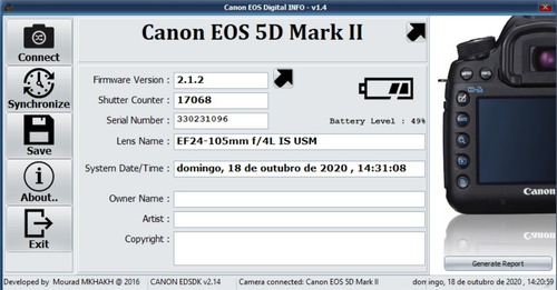 Canon 5d Mark Ii Full Frame (corpo) Muito Nova 17.000 Clicks