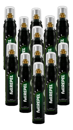 12x Repelente Fullrepel Adulto- 100ml C/ Icaridina- 10 Horas