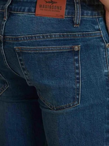 Pantalon Slim Post Navy Juvenil Azul Maui And Sons