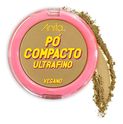 Pó Compacto Ultrafino Vegano Anita A7