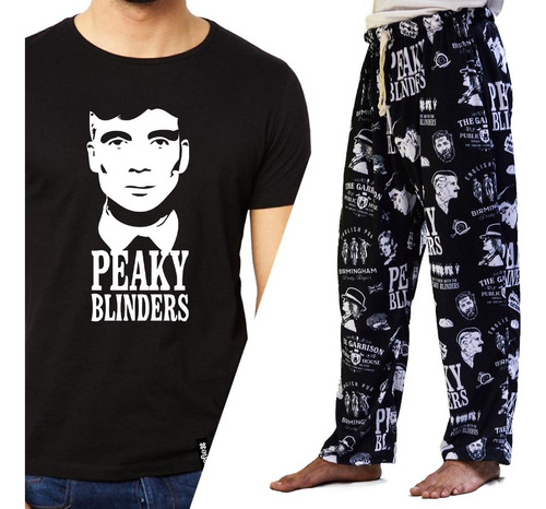 Conjunto Pijama Peaky Blinder Remera Pantalón Diseños Varios