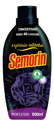 Amaciante De Roupas Explosão Intensa Semorin 900ml