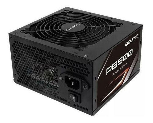 Fuente de poder para PC Giga-Byte Technology PB500 500W negra 100V/240V