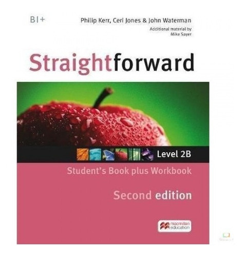 Straightforward 2b - Student's Book + Workbook, De Keer, P. Editorial Macmillan En Inglés Internacional