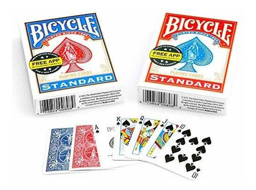 Bicycle Cards: Bicycle Poker Size Jumbo Index Jugando A Las